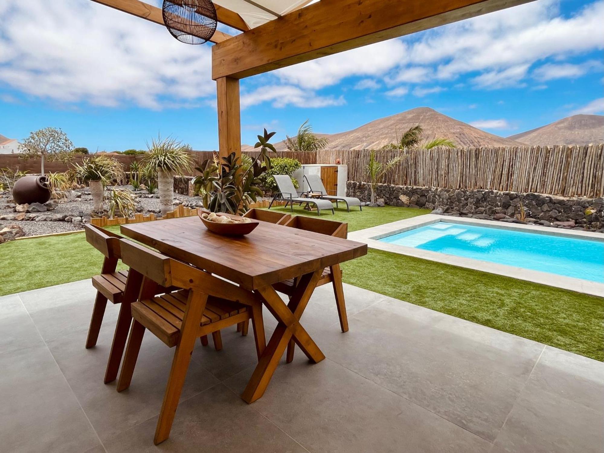 Bungalow + Piscina Independiente La Oliva Zewnętrze zdjęcie